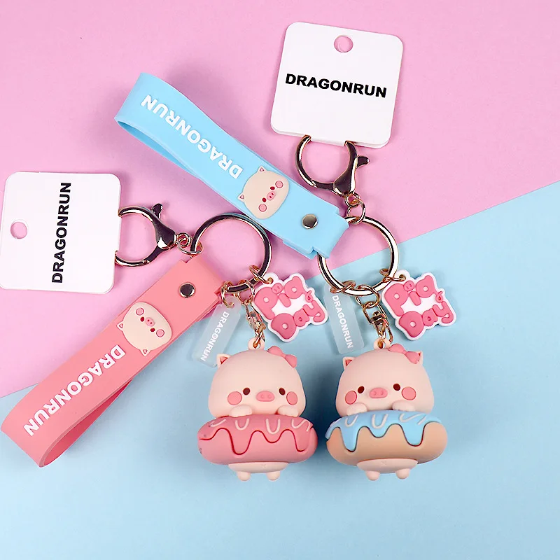 2021 New Year Pig Keychain Gift Doughnut Creative Cartoon Girl Heart Love Key Chain Bag Pendant Children Keyring
2021 New Year Pig Keychain Gift Doughnut Creative Cartoon Girl Heart Love Key Chain Bag Pendant Children Keyring