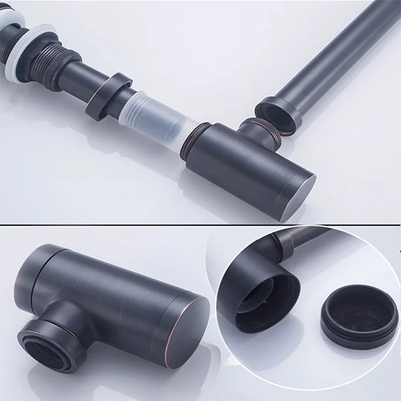 Basin Bottle Trap Metal Bathroom Sink Siphon Drains with Drain Black P-Trap Pipe Waste Without Overflow
Basin Bottle Trap Metal Bathroom Sink Siphon Drains with Drain Black P-Trap Pipe Waste Without Overflow