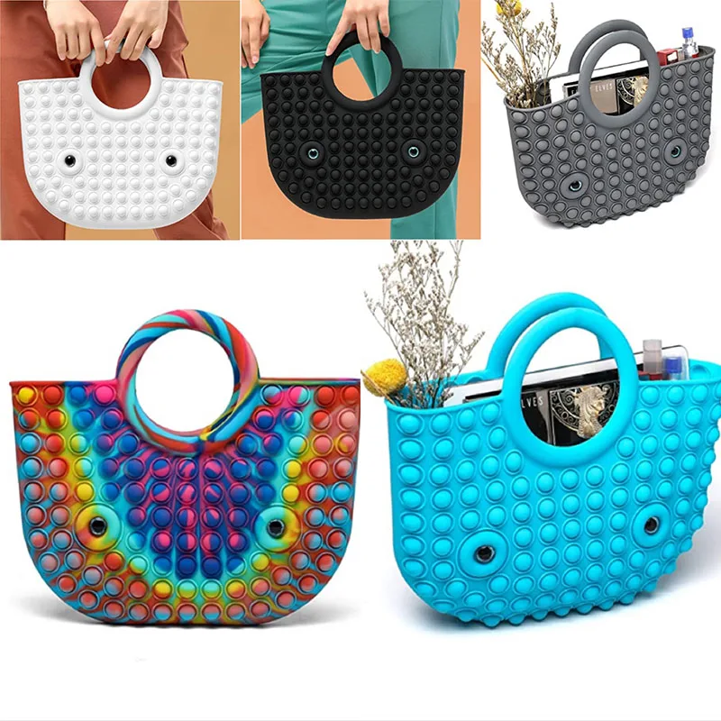 New Fashion Pop It Push Bubble Fidget Toys Makeup Bag Pencil Case Zipper Cosmetic Bag School Antistress Popit Squishy Kids Gifts
New Fashion Pop It Push Bubble Fidget Toys Makeup Bag Pencil Case Zipper Cosmetic Bag School Antistress Popit Squishy Kids Gifts