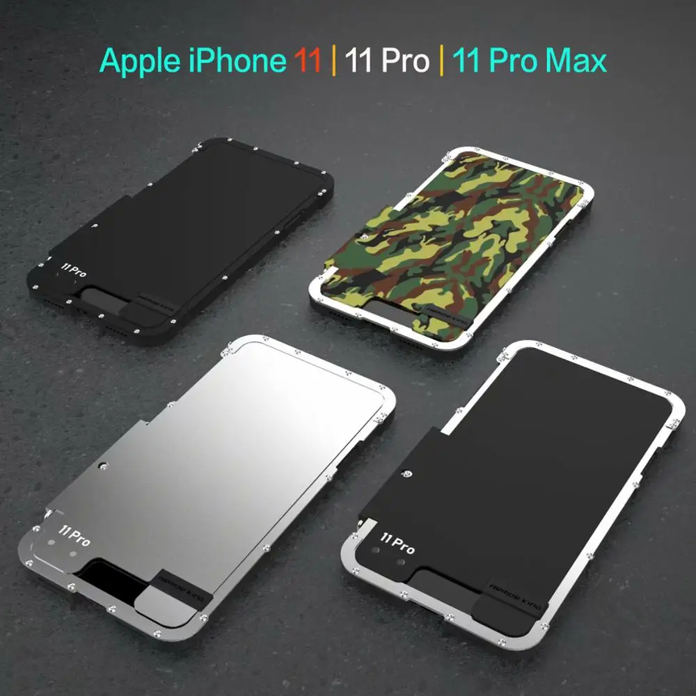 Роскошный чехол бампер из нержавеющей стали для Apple iPhone 11 Pro Max|Бамперы| |