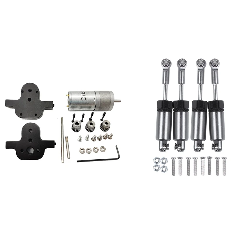 2 Set RC Car Part: 1 Set Alloy Shock Absorber & 1 Pcs Speed Change Gear Box Metal Gearbox with 370 Brush Motor
2 Set RC Car Part: 1 Set Alloy Shock Absorber & 1 Pcs Speed Change Gear Box Metal Gearbox with 370 Brush Motor