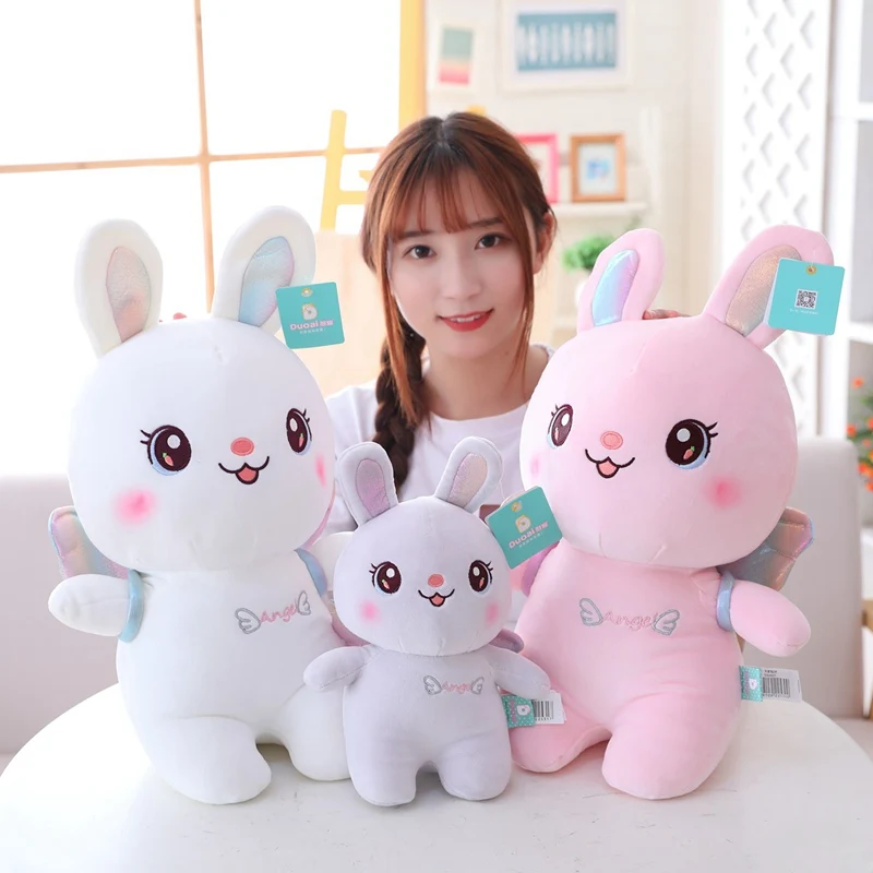 Cute Angel Rabbit Plush Toy Stuffed Soft Animal Bunny with Wings Doll Baby Kids Toys Birthday Gift Christmas Present for Girls
Cute Angel Rabbit Plush Toy Stuffed Soft Animal Bunny with Wings Doll Baby Kids Toys Birthday Gift Christmas Present for Girls