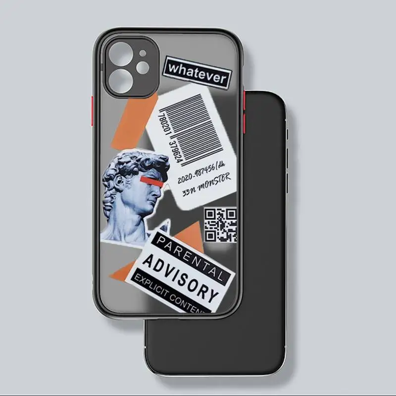 Retro stitching sticker style Phone Case black matte transparent For iPhone 7 8 x xs xr 11 12 pro plus mini max Clear Funda
Retro stitching sticker style Phone Case black matte transparent For iPhone 7 8 x xs xr 11 12 pro plus mini max Clear Funda