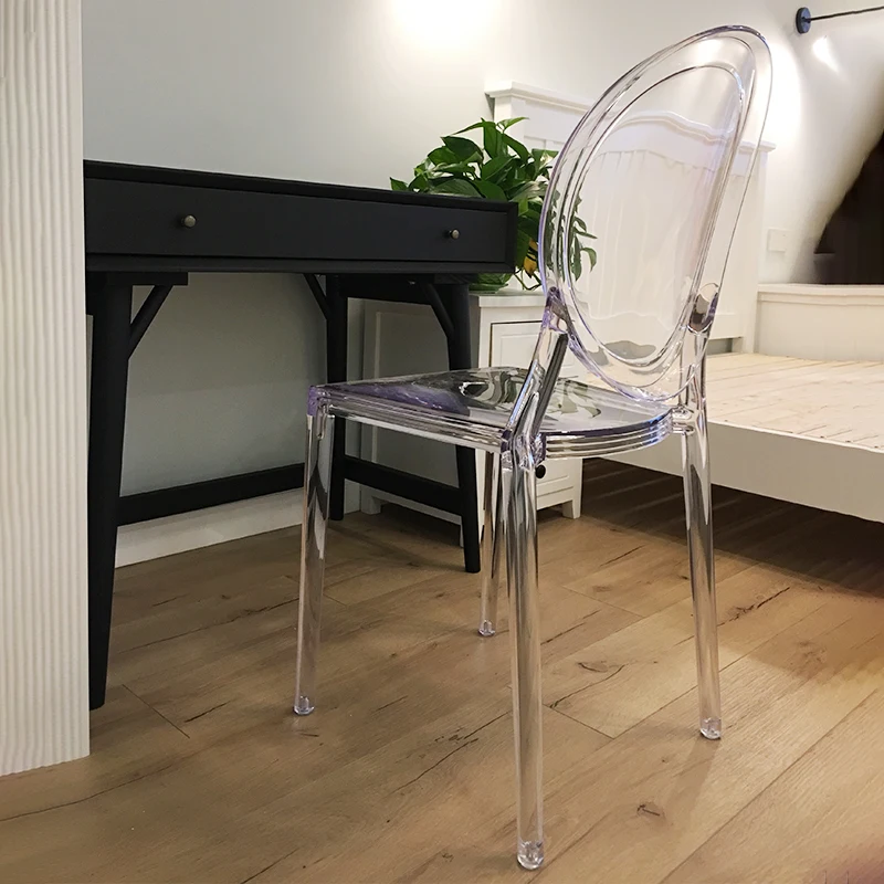 Transparent dining chair modern minimalist ghost chair creative fashion nordic acrylic net red crystal ins plastic chair
Transparent dining chair modern minimalist ghost chair creative fashion nordic acrylic net red crystal ins plastic chair