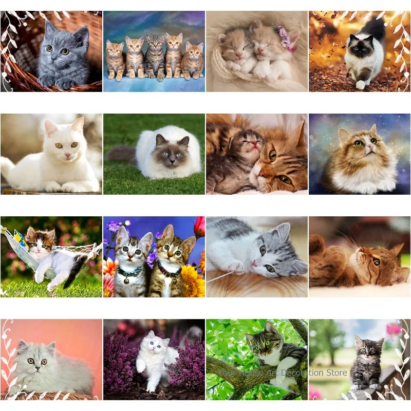 5D Diy Diamond Full Landscape Animals Painting Baby Cats Diamond Art Picture of Rhinestones Home Decor
5D Diy Diamond Full Landscape Animals Painting Baby Cats Diamond Art Picture of Rhinestones Home Decor