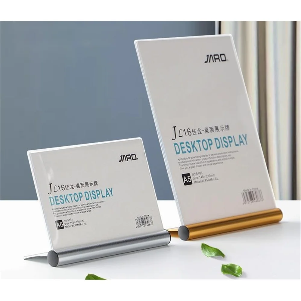 Aluminum Alloy Menu List Price Double Sided Display Card Table Acrylic Poster Picture Sign Frame
Aluminum Alloy Menu List Price Double Sided Display Card Table Acrylic Poster Picture Sign Frame