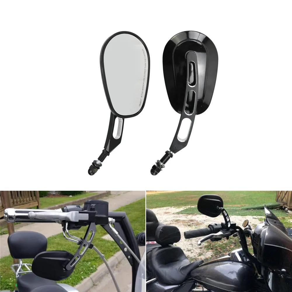 8 мм мотоциклетные универсальные боковые зеркала заднего вида для Harley Sportster XL Touring