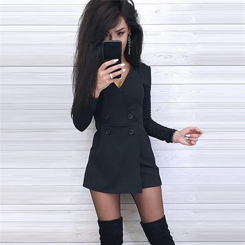 2021 Hot Fashion Womens Ladies V-Neck Long Sleeve Wide Leg Rompers Womens Jumpsuit Short Summer Playsuit
2021 Hot Fashion Womens Ladies V-Neck Long Sleeve Wide Leg Rompers Womens Jumpsuit Short Summer Playsuit