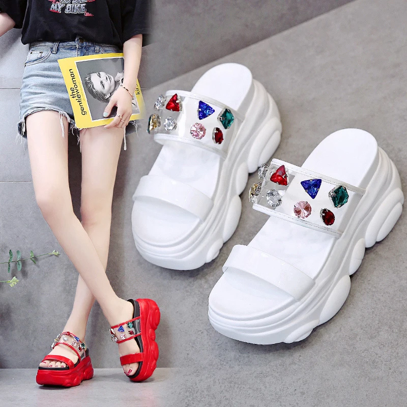 Female Chunky Shoes PVC Ladies Thick Bottom Slippers 2020 Summer Ladies Chunky Slippers Ladies Fashion Women's Shoes
Female Chunky Shoes PVC Ladies Thick Bottom Slippers 2020 Summer Ladies Chunky Slippers Ladies Fashion Women's Shoes