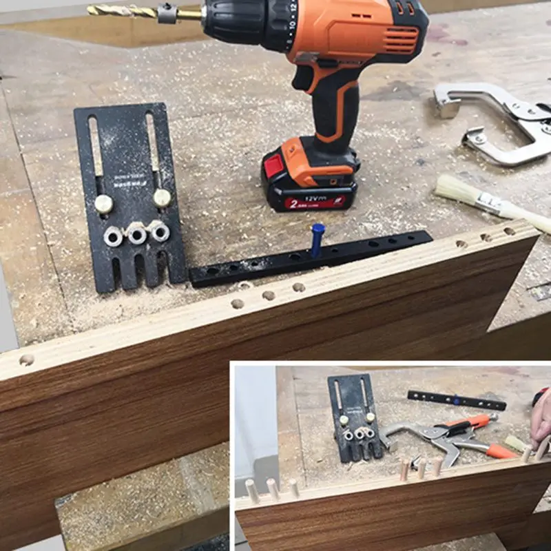 08450-S Aluminum Alloy 6061 Hole Opener 3-in-1 Wood Positioning Tool Drill Guide
08450-S Aluminum Alloy 6061 Hole Opener 3-in-1 Wood Positioning Tool Drill Guide
