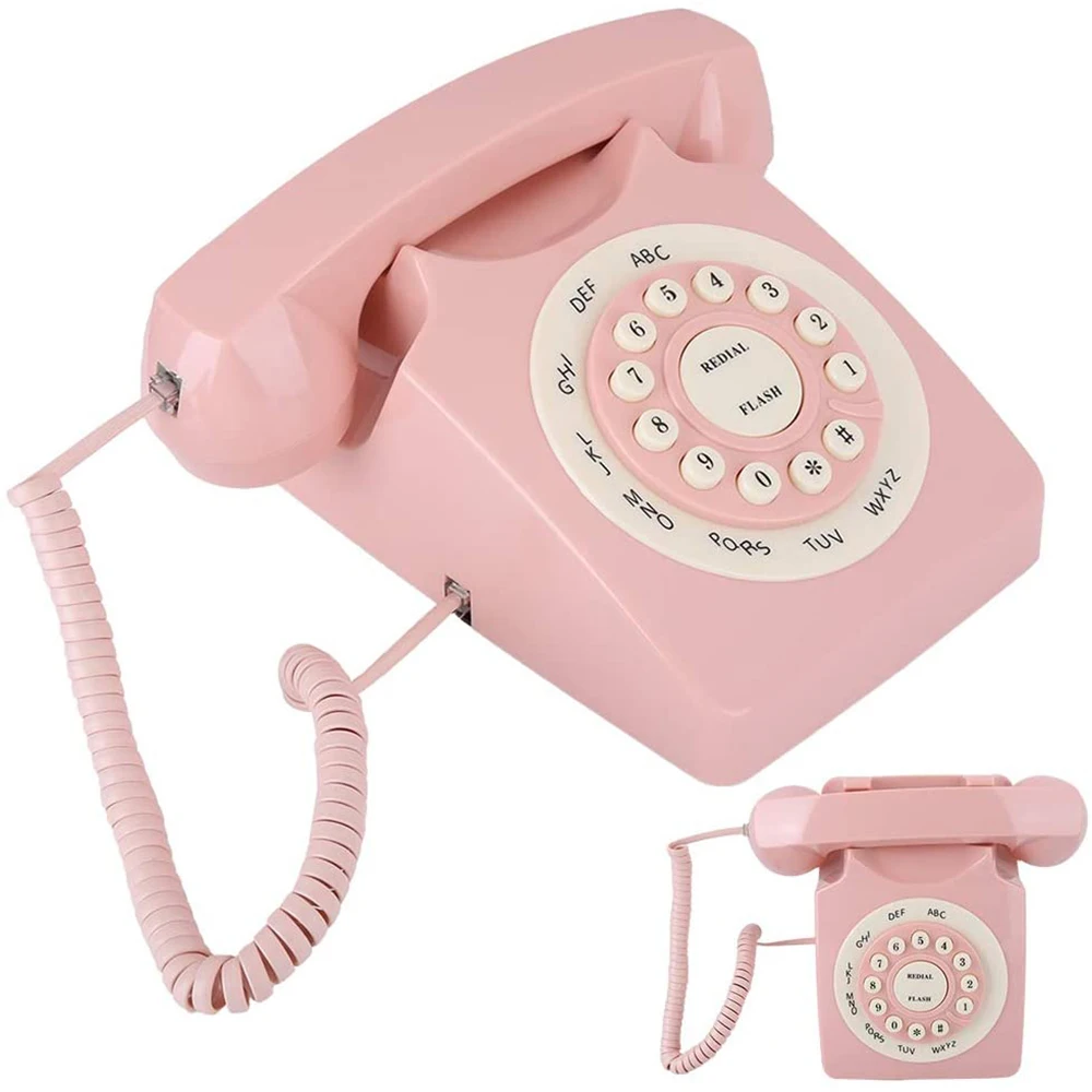 Vintage Telephone Desktop Retro Antique Telephone Old Fashioned Landline Wired Phone for Home Office Phone Black/Green
Vintage Telephone Desktop Retro Antique Telephone Old Fashioned Landline Wired Phone for Home Office Phone Black/Green