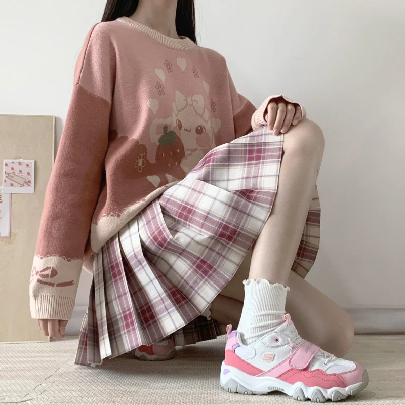 New Sweet Rabbit Embroidery Knitted Sweater Japanese Autumn Winter Women Sweater Soft Girl Long Sleeve Pullover Sweater Female
New Sweet Rabbit Embroidery Knitted Sweater Japanese Autumn Winter Women Sweater Soft Girl Long Sleeve Pullover Sweater Female