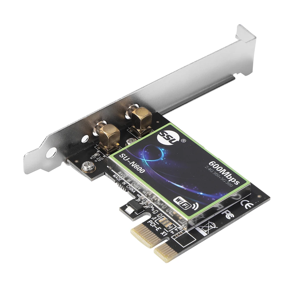 300 Мбит/с + 300 Мбит/с WiFi PCIe 1X беспроводной сетевой адаптер двухдиапазонный 2,4G/5 ГГц 802.11AX/AC для настольного ПК Windows7/8/10
300 Мбит/с + 300 Мбит/с WiFi PCIe 1X беспроводной сетевой адаптер двухдиапазонный 2,4G/5 ГГц 802.11AX/AC для настольного ПК Windows7/8/10