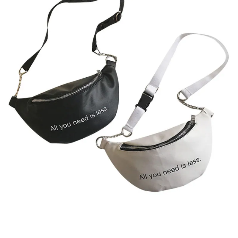 Для женщин Искусственная кожа Fanny Pack, легкий и буквенным принтом поясная сумка Crosbody с регулируемым ремешком 
Для женщин Искусственная кожа Fanny Pack, легкий и буквенным принтом поясная сумка Crosbody с регулируемым ремешком