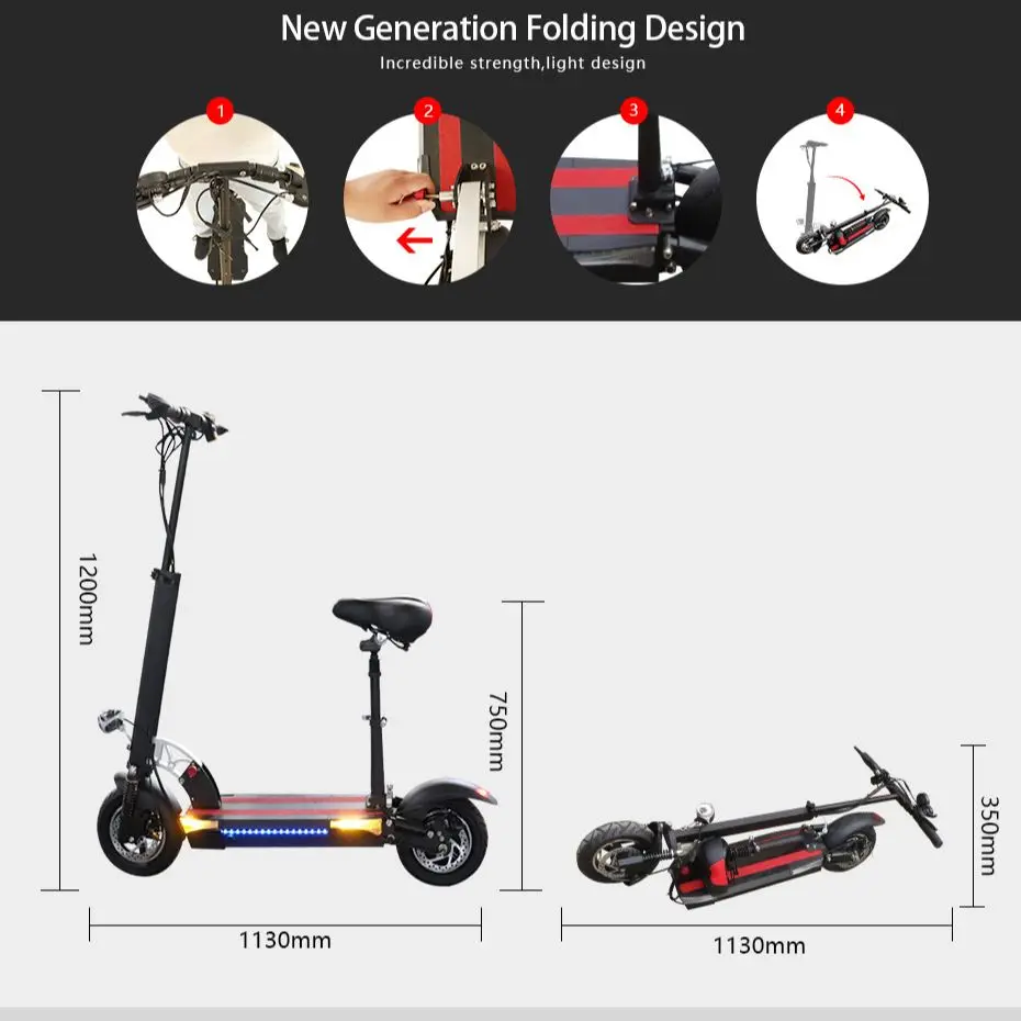 50KM/H Electric Scooter 800W Kick Scooter 26A Battery Foldable Two Wheels Electric Skateboards monopattino elettrico
50KM/H Electric Scooter 800W Kick Scooter 26A Battery Foldable Two Wheels Electric Skateboards monopattino elettrico