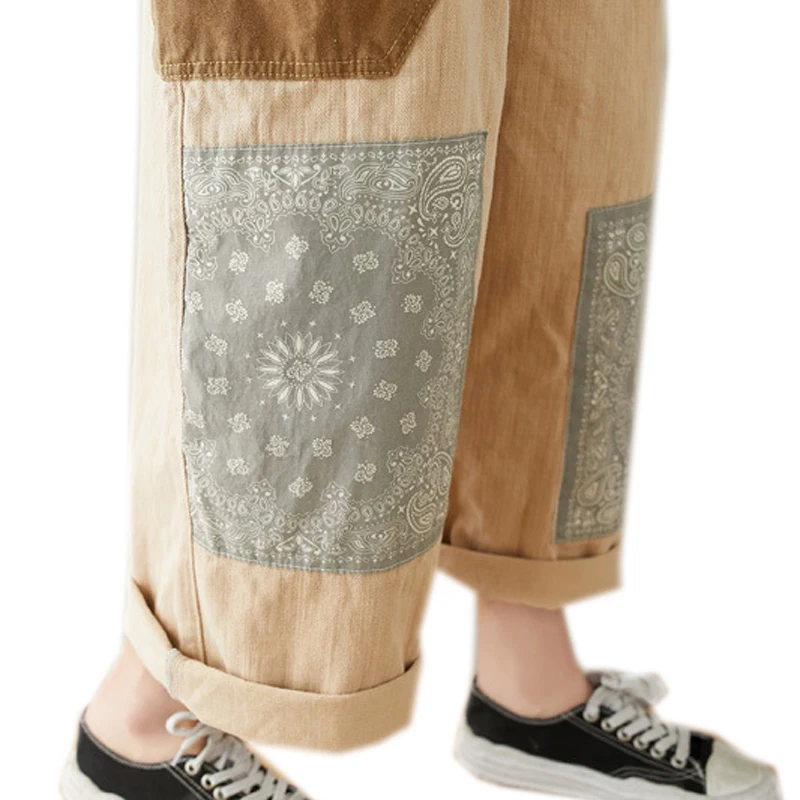 Womens Jumpsuit Overalls Cargo Dungarees Patchwork Big Loose Oversized Wide Leg Retro Vintage Casual for Spring New A12072000
Womens Jumpsuit Overalls Cargo Dungarees Patchwork Big Loose Oversized Wide Leg Retro Vintage Casual for Spring New A12072000