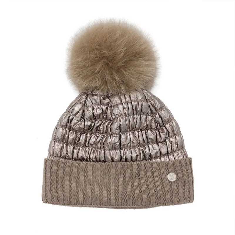 Winter Beanies for Women Down Feather Cotton Fox Fur Pompom Men Beanies Hats Woolen Yarn Bright Solid Warm Skullies Black Silver
Winter Beanies for Women Down Feather Cotton Fox Fur Pompom Men Beanies Hats Woolen Yarn Bright Solid Warm Skullies Black Silver