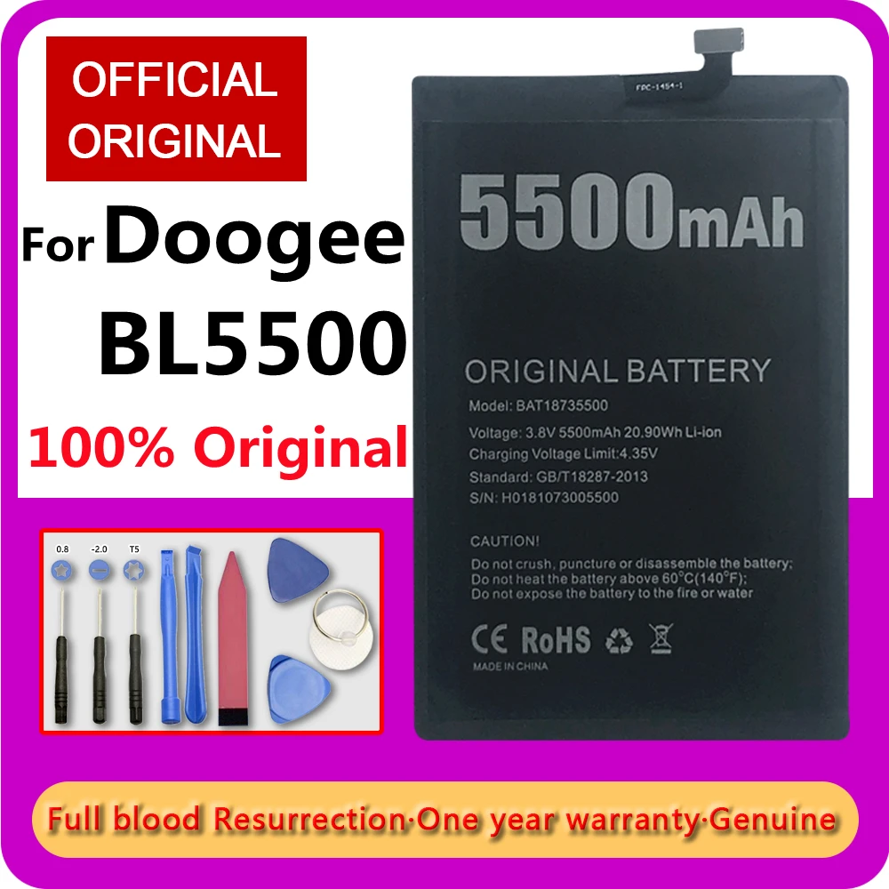 100% Original Doogee BL5500 Lite Battery for 6.19inch Doogee Bl5500 Lite Smart Phone Free Tools
100% Original Doogee BL5500 Lite Battery for 6.19inch Doogee Bl5500 Lite Smart Phone Free Tools
