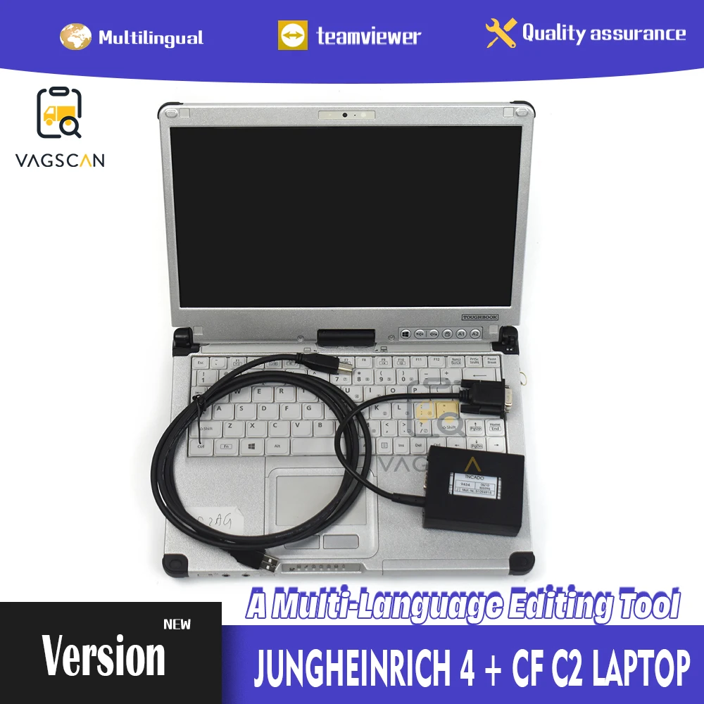 Для интерфейса JUDIT для ноутбука Jungheinrich 4 + CF19 CF C2 для автомобильного диагностического инструмента вилочного погрузчика Judit
Для интерфейса JUDIT для ноутбука Jungheinrich 4 + CF19 CF C2 для автомобильного диагностического инструмента вилочного погрузчика Judit