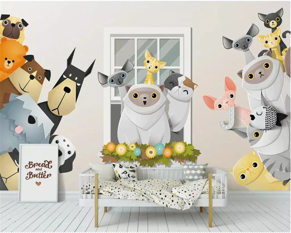 Drop Shipping Custom Large Wallpaper Mural Cartoon 3D Small Animal Children Room Decoration Background Wall 3d Wallpaper Behang
Drop Shipping Custom Large Wallpaper Mural Cartoon 3D Small Animal Children Room Decoration Background Wall 3d Wallpaper Behang