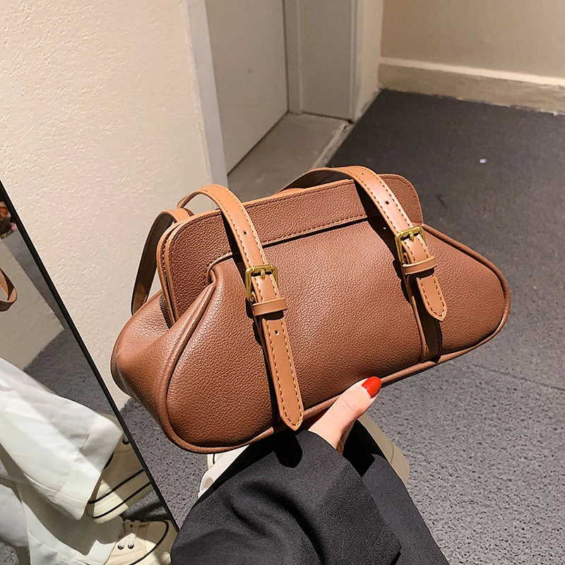 Retro Style Underarm Shoulder Bags for Woman 2021 Brand New Fashion Subaxillary Purses Texture Boston Bag Female Travel Handbags
Retro Style Underarm Shoulder Bags for Woman 2021 Brand New Fashion Subaxillary Purses Texture Boston Bag Female Travel Handbags
