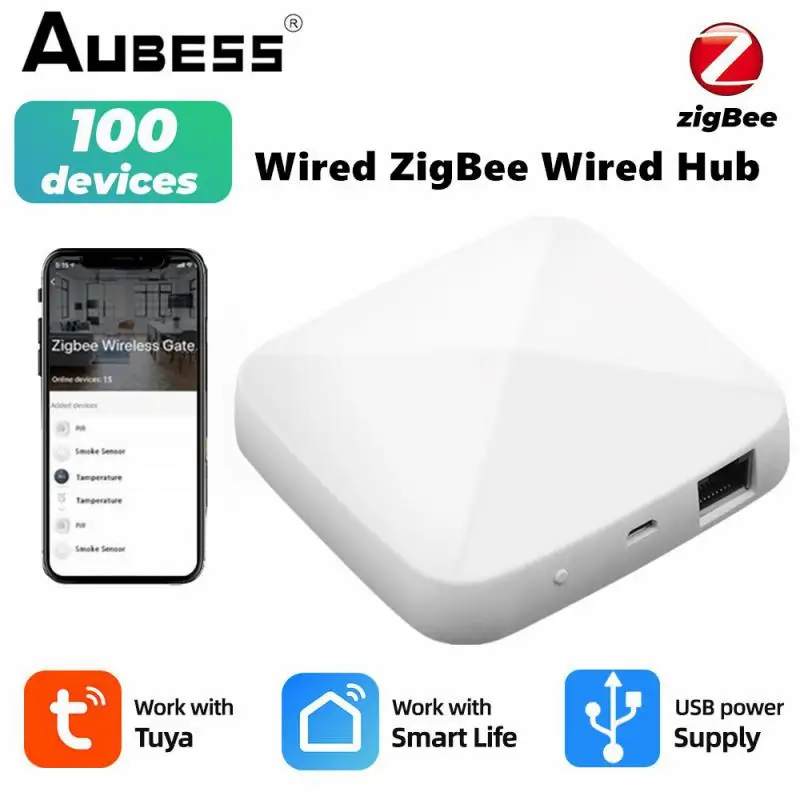 Tuya ZigBee Wireless/Wired Gateway Smart Home Automation Hub Bridge Smart Life APP Remote Control Work With Alexa Google Home
Tuya ZigBee Wireless/Wired Gateway Smart Home Automation Hub Bridge Smart Life APP Remote Control Work With Alexa Google Home