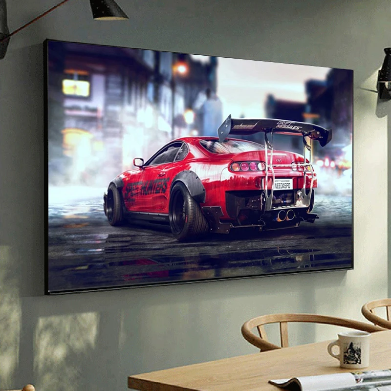 Modern Racing Artwork Toyota Supra Sports Car Canvas Painting Wall Art Posters and Prints Wall Art Pictures for Living Room
Modern Racing Artwork Toyota Supra Sports Car Canvas Painting Wall Art Posters and Prints Wall Art Pictures for Living Room