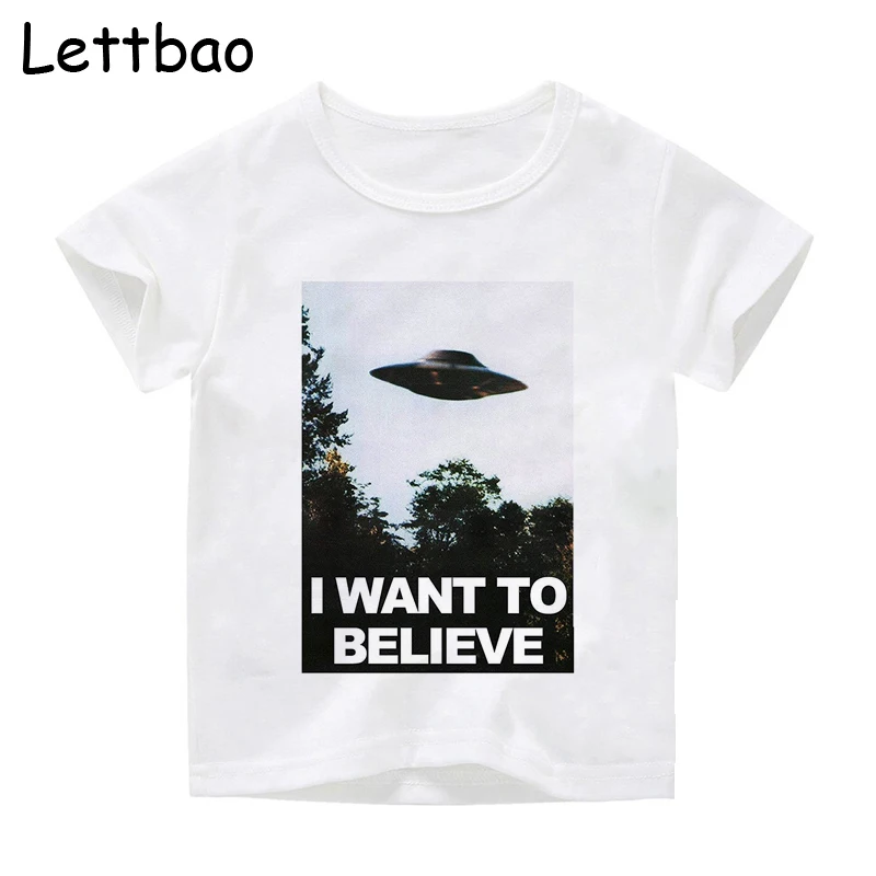 Я хочу верить модный принт Солнечный футболка с короткими рукавами, детские футболки летние топы с круглым вырезом футболки 
Я хочу верить модный принт Солнечный футболка с короткими рукавами, детские футболки летние топы с круглым вырезом футболки