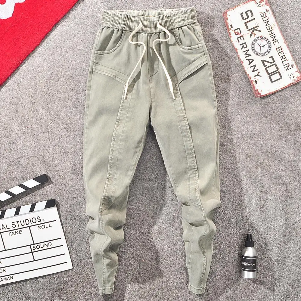 Jeans Men 's Spring and Summer Korean Style Solid Color Mid-Waist Washed Slim Fit Casual Tappered Ankle-Length Pants
Jeans Men 's Spring and Summer Korean Style Solid Color Mid-Waist Washed Slim Fit Casual Tappered Ankle-Length Pants