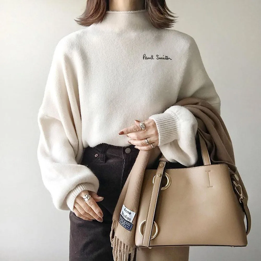 Корейский женский пуловер с кулиской, свитер, тонкий Свободный Повседневный модный свитер с длинными рукавами и буквенным принтом для женщ... 
Корейский женский пуловер с кулиской, свитер, тонкий Свободный Повседневный модный свитер с длинными рукавами и буквенным принтом для женщ...