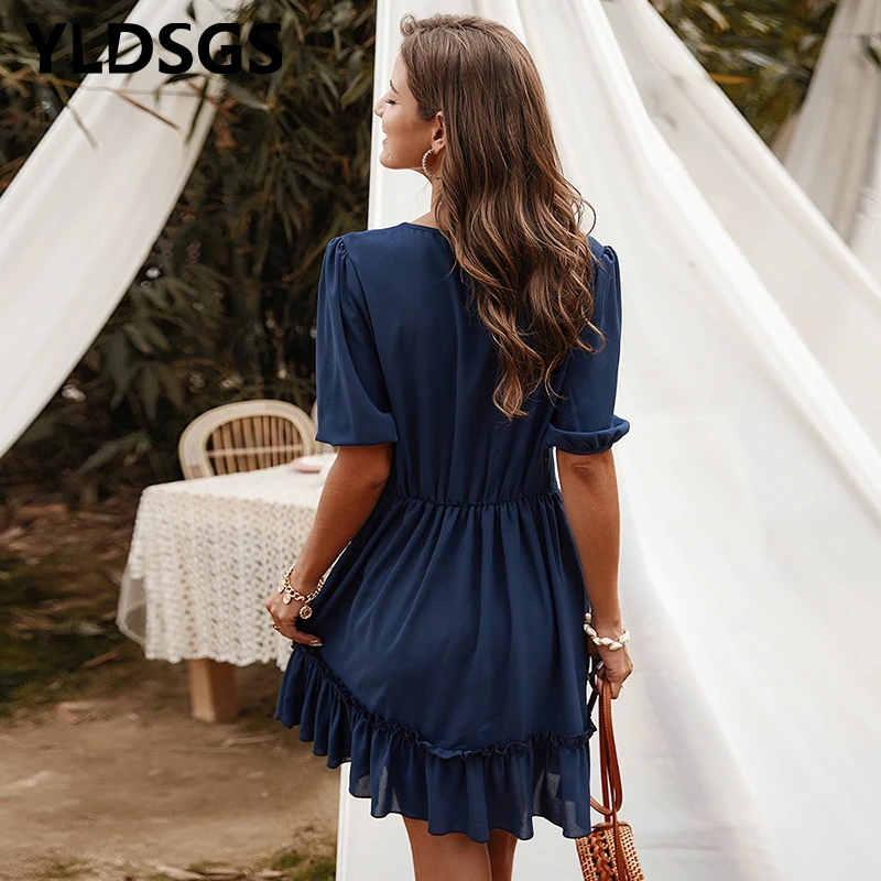2021 Summer Lace Dress Women's Sundress Fashion Lantern Sleeve Short Vestido Female Bohemian V Neck Party Shirt Robe Femme
2021 Summer Lace Dress Women's Sundress Fashion Lantern Sleeve Short Vestido Female Bohemian V Neck Party Shirt Robe Femme