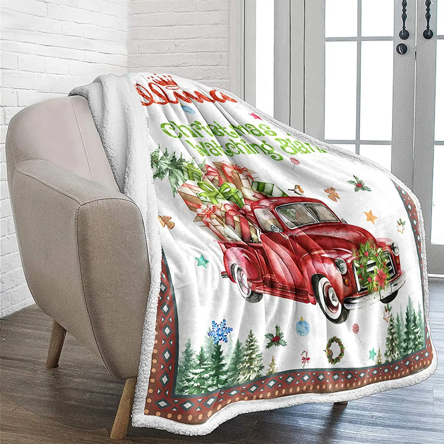 Christmas Fleece Blanket Twin Christmas Tree Red Car Pattern Printed Sherpa Blanket for Kids Adults Soft Fuzzy Push Throw
Christmas Fleece Blanket Twin Christmas Tree Red Car Pattern Printed Sherpa Blanket for Kids Adults Soft Fuzzy Push Throw