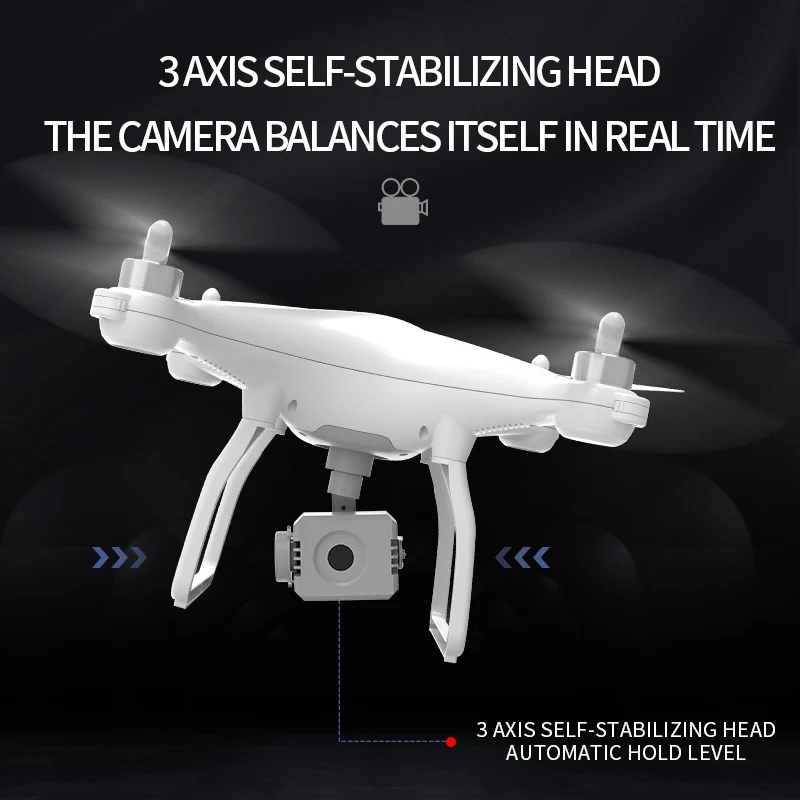 NYR New GPS RC Drone L5 4K HD Camera Professional Quadcopter Brushless Motor Three Axis Gimbal Stabilizer 25 Minutes Flight
NYR New GPS RC Drone L5 4K HD Camera Professional Quadcopter Brushless Motor Three Axis Gimbal Stabilizer 25 Minutes Flight
