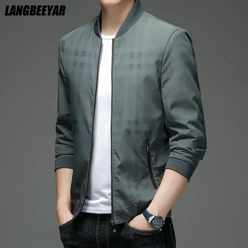 New Brand Fashion Baseball Collar Autumn Plaid Jacket Trendy Windbreaker Coat Men Casual Top High Quality Korean Clothes Men
New Brand Fashion Baseball Collar Autumn Plaid Jacket Trendy Windbreaker Coat Men Casual Top High Quality Korean Clothes Men