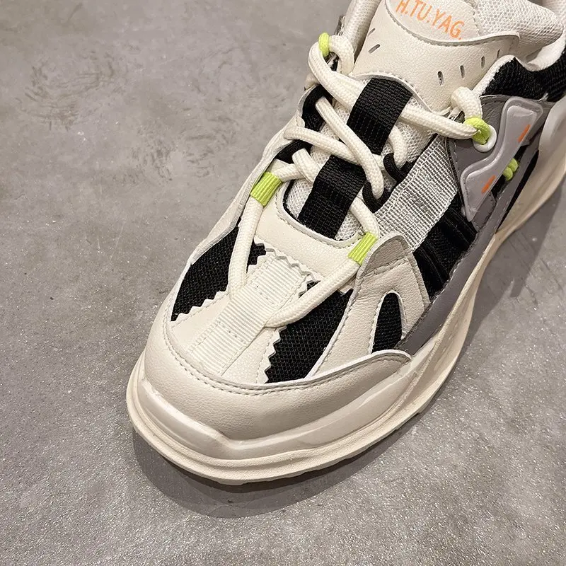 Women Chunky Sneakers Luxury Designers Fashion Platform Casual Shoes Brand Woman 2021 Spring Black Vulcanized Shoes Ladies Flats
Women Chunky Sneakers Luxury Designers Fashion Platform Casual Shoes Brand Woman 2021 Spring Black Vulcanized Shoes Ladies Flats