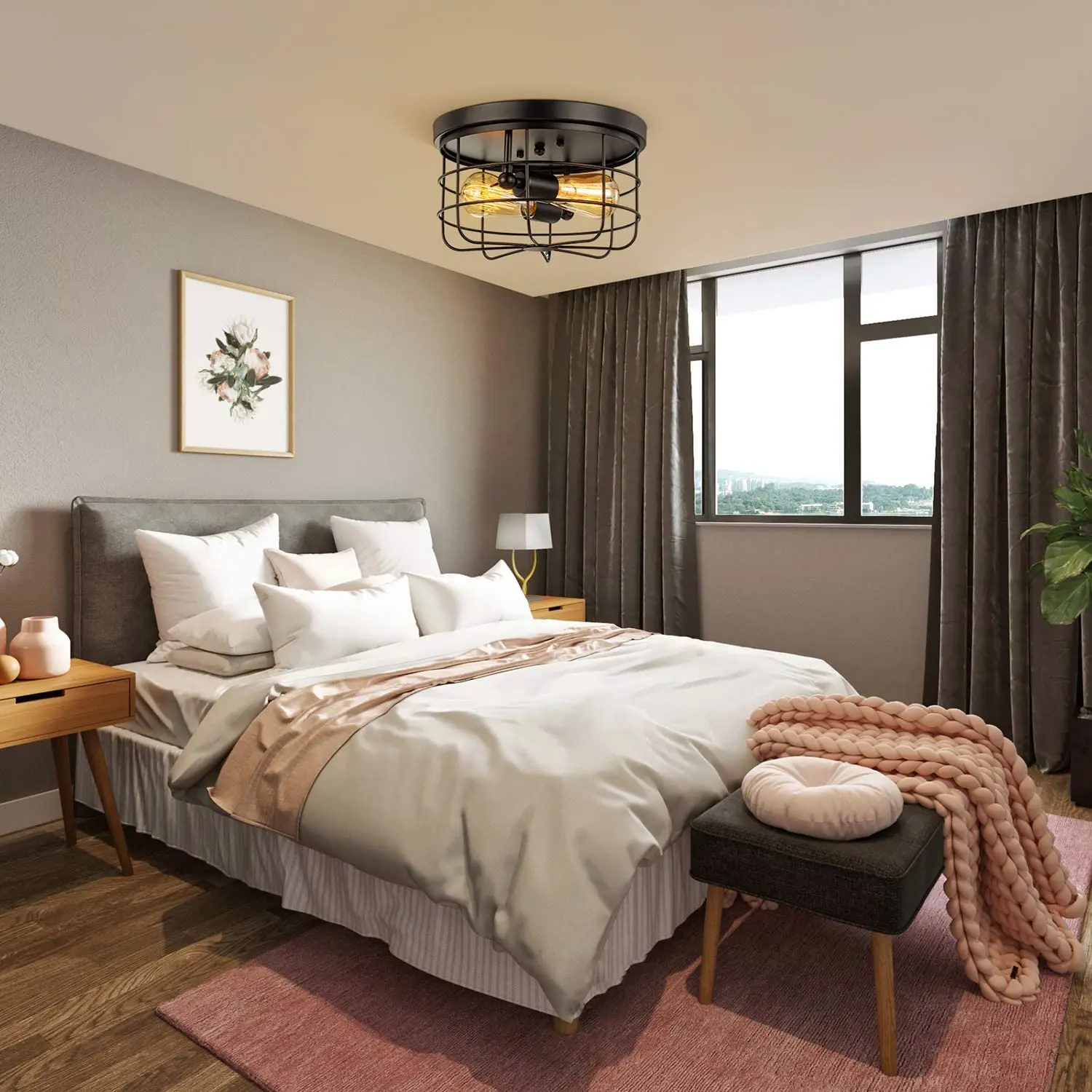 Vintage Industrial Design Ceiling Light E26/E27 Retro Pendant Lamps Country Style Metal Lampshade for Dining Bedroom Restaurant
Vintage Industrial Design Ceiling Light E26/E27 Retro Pendant Lamps Country Style Metal Lampshade for Dining Bedroom Restaurant
