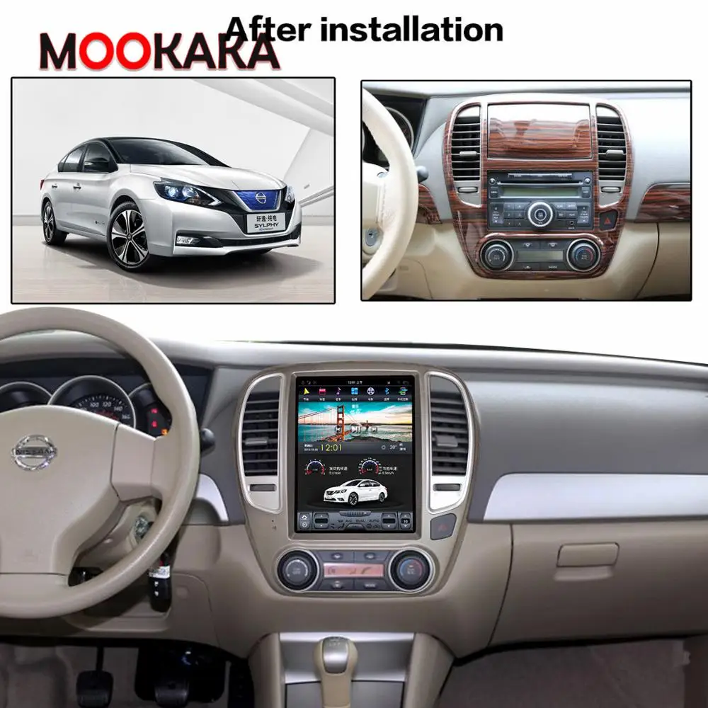 10.4''Vertical screen Tesla Android 9.0 4+64GB voice control Built-in CARPLAY Car Radio For NISSAN SYLPHY 2005-2012 GPS Nav
10.4''Vertical screen Tesla Android 9.0 4+64GB voice control Built-in CARPLAY Car Radio For NISSAN SYLPHY 2005-2012 GPS Nav