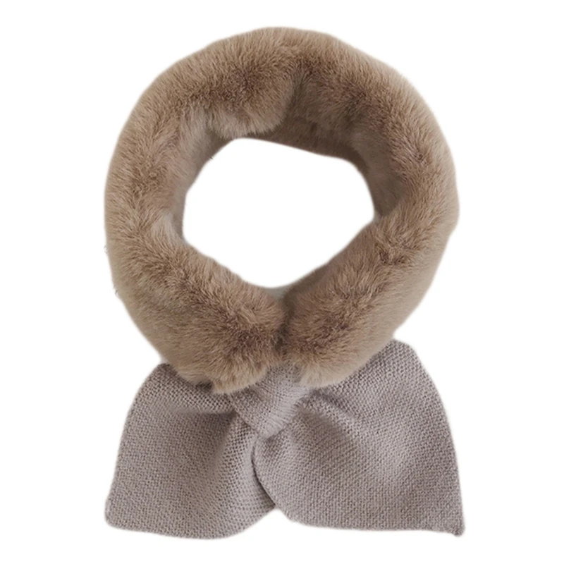 Women Fuzzy Plush Knitted Cross Collar Scarf Winter Solid Color Loophole Long Shawl Wrap Thicken Warm Neckerchief
Women Fuzzy Plush Knitted Cross Collar Scarf Winter Solid Color Loophole Long Shawl Wrap Thicken Warm Neckerchief