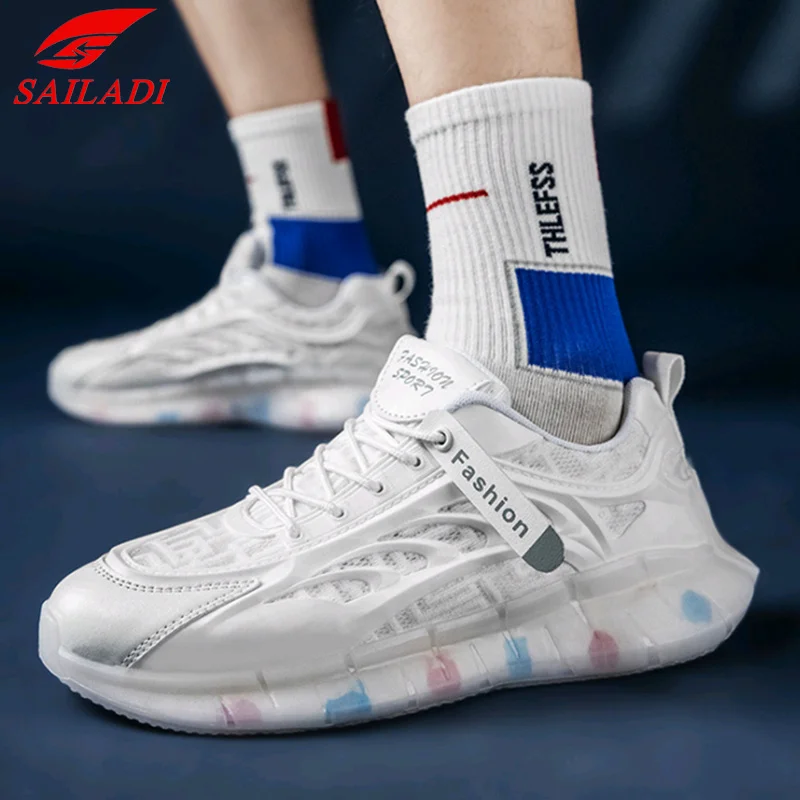 Sailadi Running Shoes Men Breathable Fly Woven Popcorn Combination Sole Sports Shoes Outdoor Walking Training Sneakers S9101
Sailadi Running Shoes Men Breathable Fly Woven Popcorn Combination Sole Sports Shoes Outdoor Walking Training Sneakers S9101