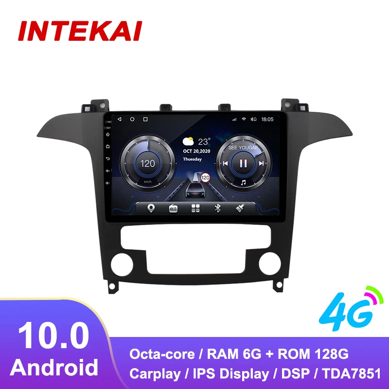 Автомагнитола 9 дюймов, Android 10,0, GPS-навигация, Авторадио, мультимедийный плеер для Ford S-Max 2007 2008, головное устройство, стерео
Автомагнитола 9 дюймов, Android 10,0, GPS-навигация, Авторадио, мультимедийный плеер для Ford S-Max 2007 2008, головное устройство, стерео