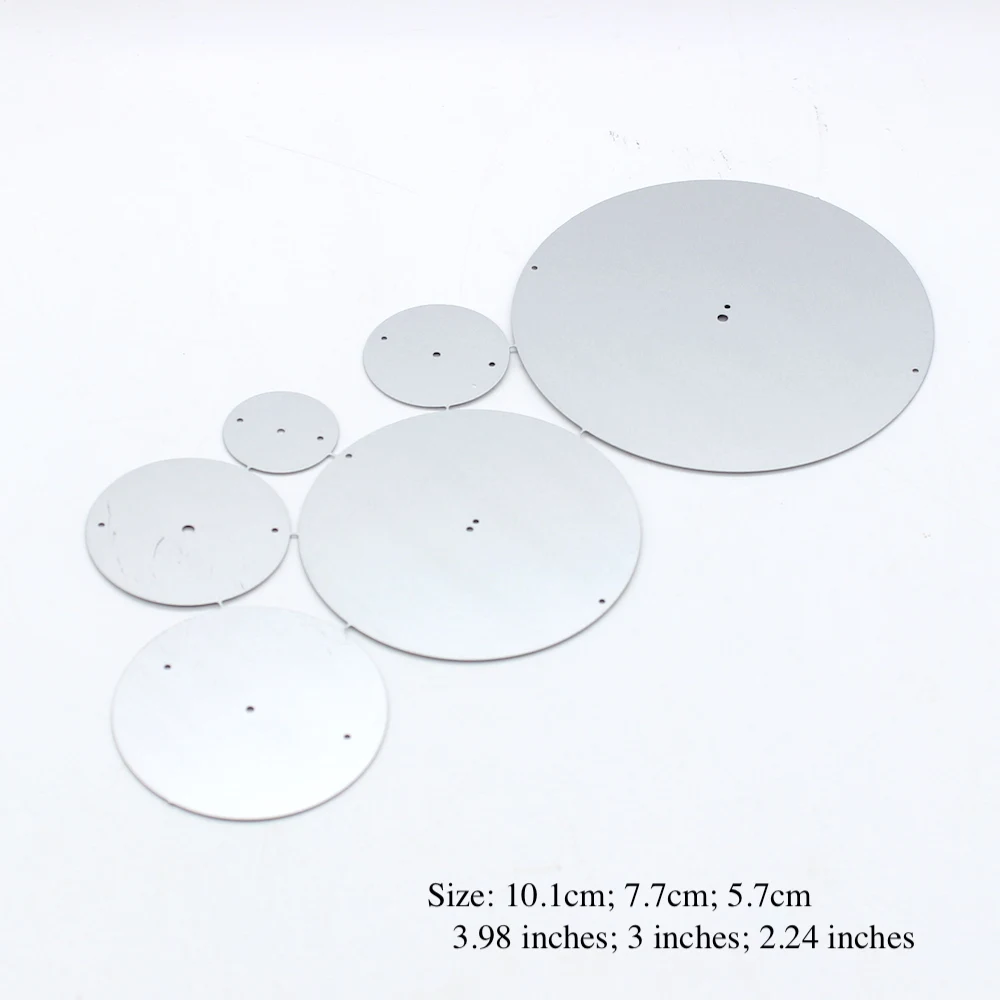 KSCRAFT 3 Sizes Discs Metal Cutting Dies Stencils for DIY Scrapbooking Decorative Embossing DIY Paper Cards
KSCRAFT 3 Sizes Discs Metal Cutting Dies Stencils for DIY Scrapbooking Decorative Embossing DIY Paper Cards