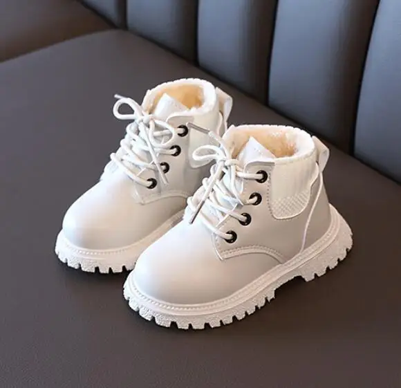2021 Autumn/Winter Children Boots Boys Girls Leather Martin Boots Plush Fashion Waterproof Non-slip Warm Kids Boots Shoes 21-30
2021 Autumn/Winter Children Boots Boys Girls Leather Martin Boots Plush Fashion Waterproof Non-slip Warm Kids Boots Shoes 21-30