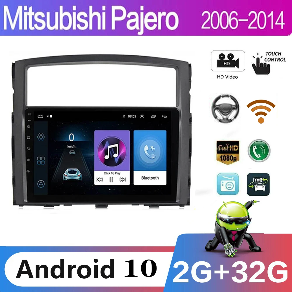 pro 2G+128G Android 10 For Mitsubishi PAJERO 4 2006 2007 2008- 2014 Car Radio Multimedia Video Player Navigation GPS 2 din dvd
pro 2G+128G Android 10 For Mitsubishi PAJERO 4 2006 2007 2008- 2014 Car Radio Multimedia Video Player Navigation GPS 2 din dvd