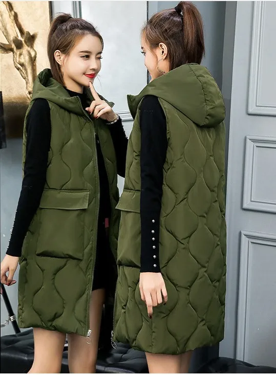 2021 Autumn and Winter Vest Women Korea Slim Hooded Down Cotton Vest Women's Waistcoat Women's Sleeveless Jacket Ovesized
2021 Autumn and Winter Vest Women Korea Slim Hooded Down Cotton Vest Women's Waistcoat Women's Sleeveless Jacket Ovesized