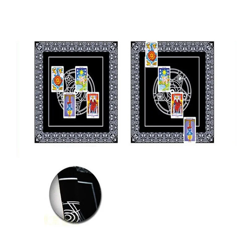 Non-woven Tarot tablecloth 49cm*49cm Tarot cards Oracle Board Game Tarot Cards Table Games
Non-woven Tarot tablecloth 49cm*49cm Tarot cards Oracle Board Game Tarot Cards Table Games