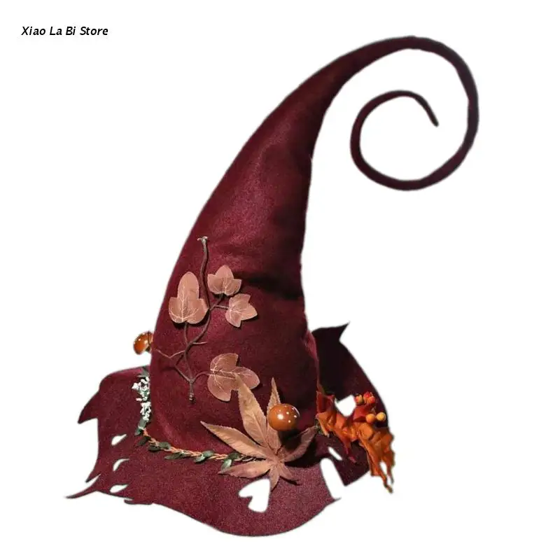 XXFD Flower Angled Witch Hat Creative Wizard Hat Halloween Witch Hat Novelty Breathable Witch Cosplay Hats Party Props Decor
XXFD Flower Angled Witch Hat Creative Wizard Hat Halloween Witch Hat Novelty Breathable Witch Cosplay Hats Party Props Decor
