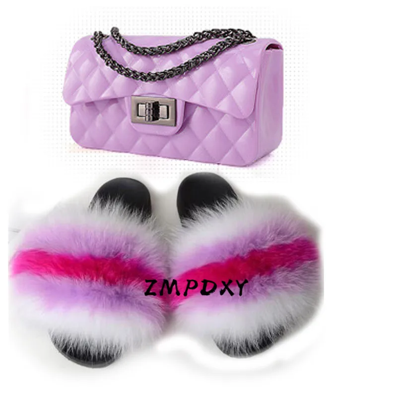 Women's Mini Crossbody Phone Purse Ladies Real Fox Fur Slippers Jelly Modern Shoulder Bag Shoes Sets Fluffy Slides Fur Sandals
Women's Mini Crossbody Phone Purse Ladies Real Fox Fur Slippers Jelly Modern Shoulder Bag Shoes Sets Fluffy Slides Fur Sandals