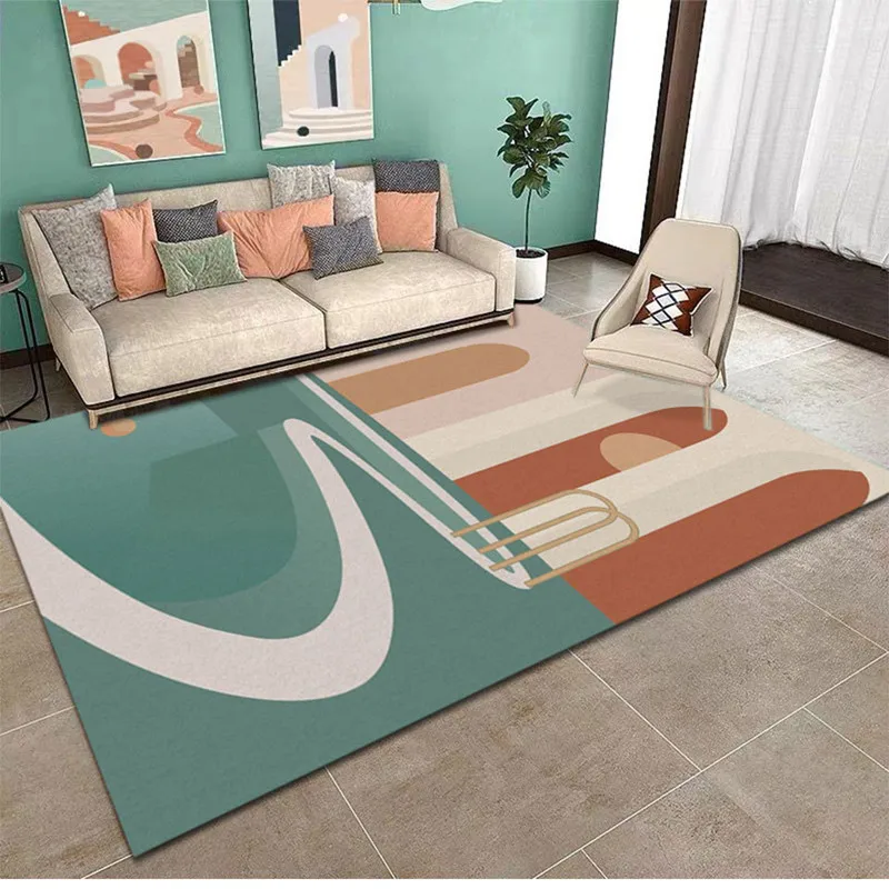 The most fashionable Nordic simple anti slip style decorative pattern carpet from the bed
The most fashionable Nordic simple anti slip style decorative pattern carpet from the bed