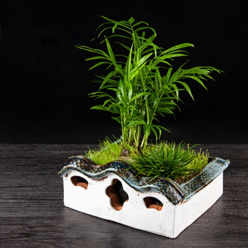 Chinese Ceramic Flower Pots Creative Office Living Room Green Plants Potted Succulents Floor-Standing Flowerpot 
Chinese Ceramic Flower Pots Creative Office Living Room Green Plants Potted Succulents Floor-Standing Flowerpot