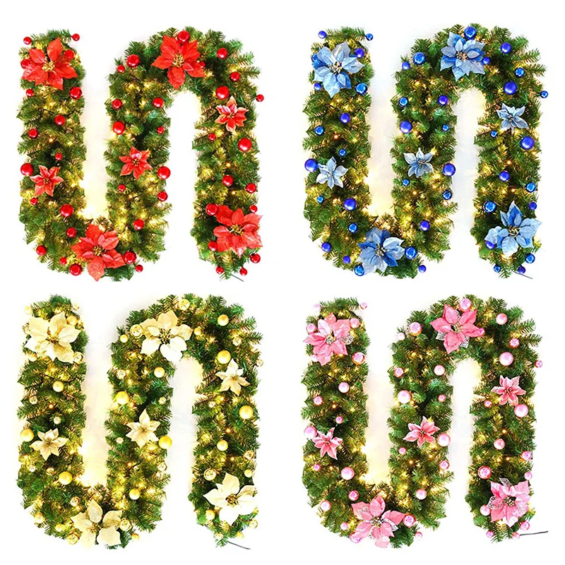 Christmas Decoration Rattan 2.7m Artificial Flower Green Vine Garland New Year Dinner Party Table Decors
Christmas Decoration Rattan 2.7m Artificial Flower Green Vine Garland New Year Dinner Party Table Decors